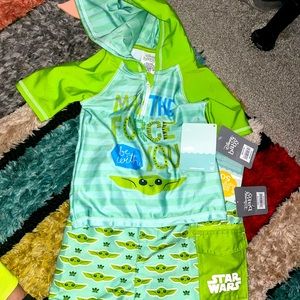 Disney Boys Star Wars swim set